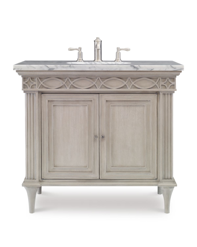 Ambella Seville Vanity Chest In Light Gray