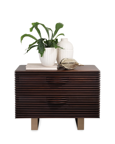 Global Views Oslo 2-drawer Chest In Brown