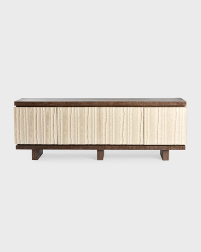 Global Views Emory Entertainment Console In Cream