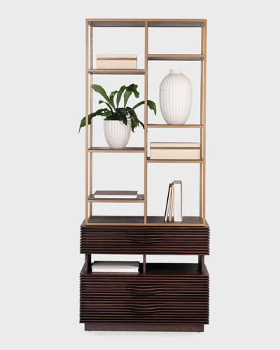 Global Views Oslo Etagere In Brown