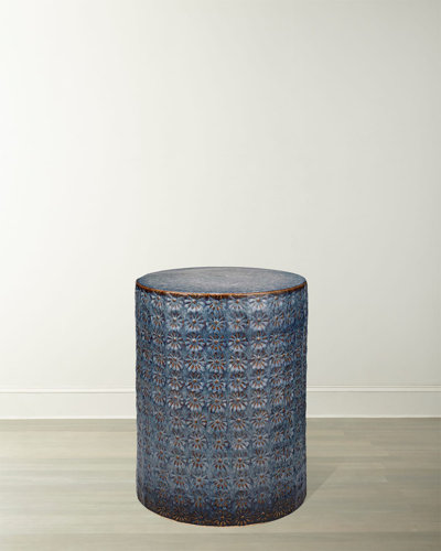 Jamie Young Wildflower Side Table In Blue