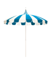 California Umbrella Pagoda Series Patio Umbrella In Blue Stripe