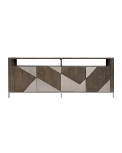 Bernhardt Eastman Entertainment Console In Brown / Gray