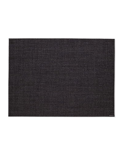 Chilewich Boucle Placemat - 14" X 19" In Black