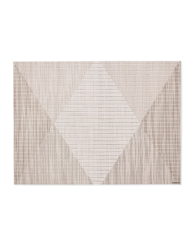 Chilewich Signal Jacquard Placemat - 14" X 19" In Sand