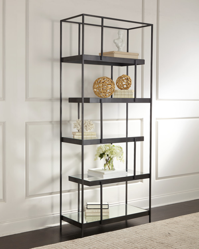 Arteriors Daniel Etagere In Black