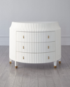 Ashley Childers For Global Views Fountain Demuline Chest In White