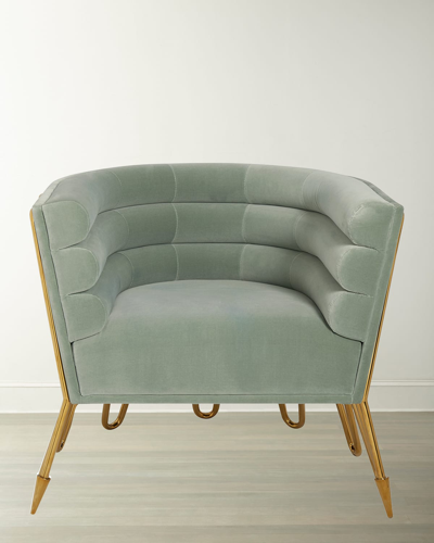 Jonathan Adler Maxime Club Chair In Green