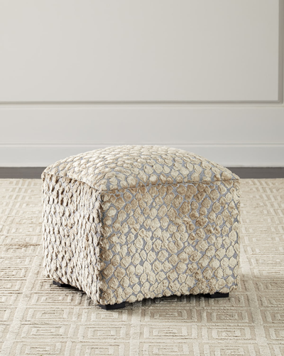 John-richard Collection Curved Ottoman In Neutral