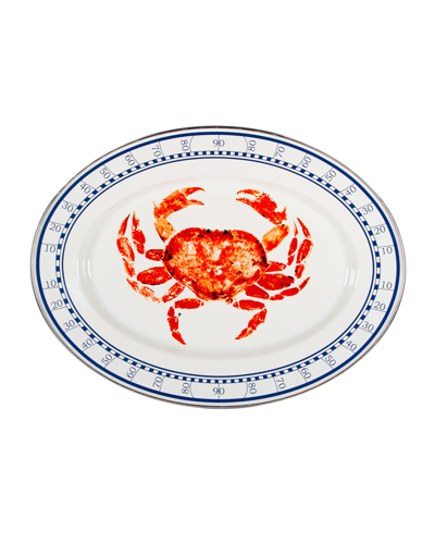 Golden Rabbit Crab House Oval Platter