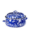 Golden Rabbit Swirl Dutch Oven, 4 Qt. In Blue