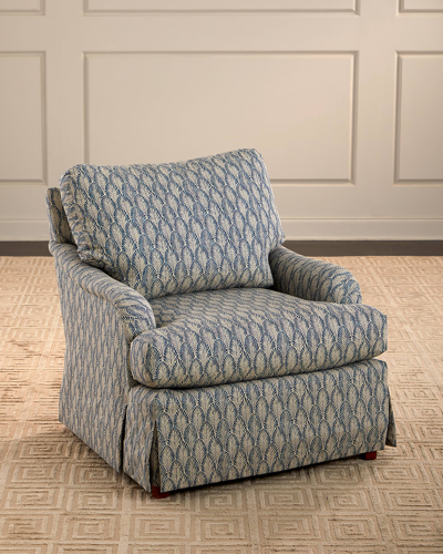 Massoud Pemberton Chair In Blue