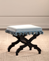 Massoud Oscilla Ottoman In Teal