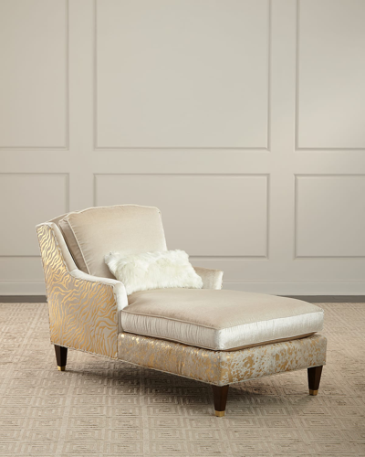Massoud Lyerly Chaise In Gold