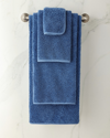 Graccioza Egoist Bath Sheet In Blue
