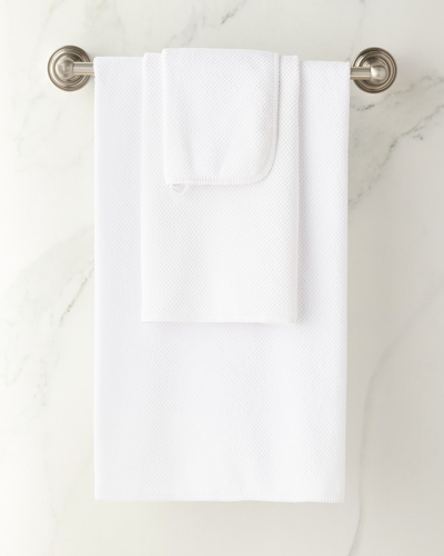 Graccioza Bee Waffle Bath Towel In White