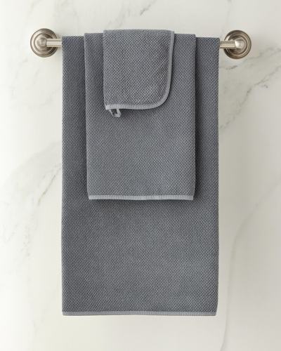 Graccioza Bee Waffle Wash Cloth In Steel