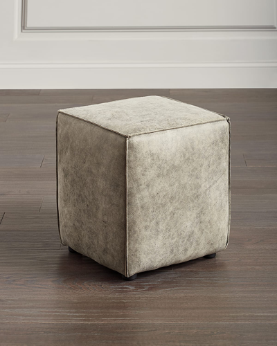 Hooker Furniture Quebert Cube Ottoman In Gray