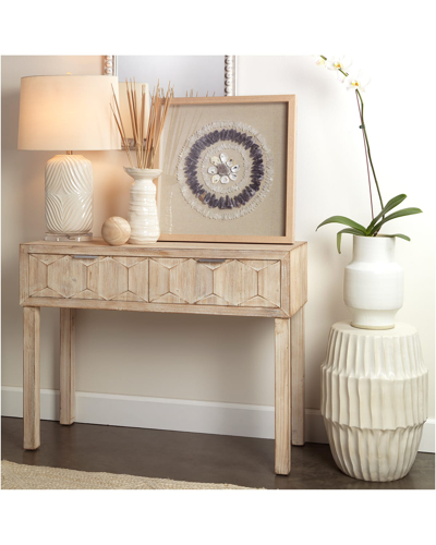 Jamie Young Juniper Console Table In Grey Washed