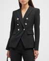 Veronica Beard Miller Dickey Jacket In Black With Silver