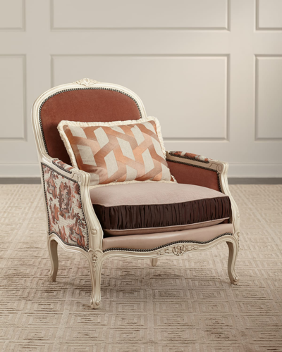 Massoud Wyletta Bergere Chair In Brown