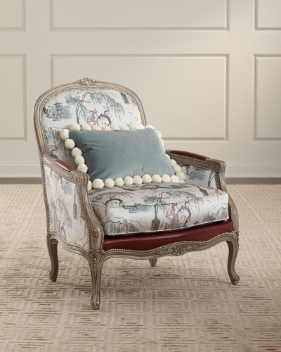 Massoud Jocelyn Bergere Chair In Blue