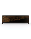 Caracole Mosaic Console Table In Ebony
