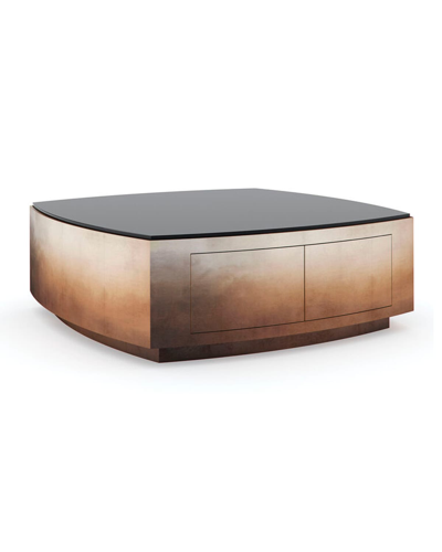 Caracole Case Closed Cocktail Table In Brown