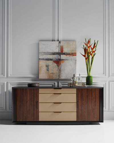 Caracole Around The Corner Dresser In Brown