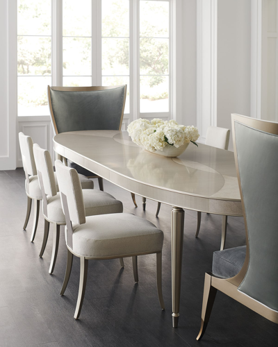 Caracole The Source Dining Table In Smoked Birdseye