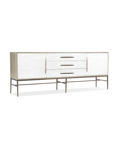 Hooker Furniture Cascade Collection Entertainment Console In Taupe