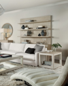 Hooker Furniture Cascade Collection End Table In Taupe