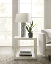 Hooker Furniture Cascade Collection Square End Table In Cream