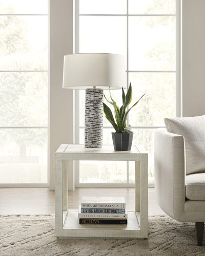 Hooker Furniture Cascade Collection Square End Table In Neutral