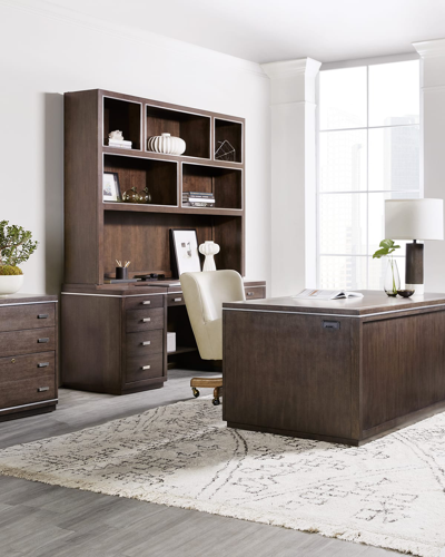 Hooker Furniture House Blend Computer Credenza In Brown