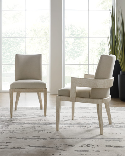 Hooker Furniture Cascade Upholstered Arm Chair, Set Of 2 In Beige