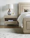 Hooker Furniture Cascade Two-drawer Nightstand In Taupe