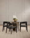 Interlude Home Kendra Dining Chair In Charcoal Ceruse