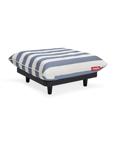 Fatboy Paletti Hocker In Stripe Ocean Blue