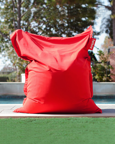 Fatboy Original Outdoor Beanbag Chair In Stripe Ocean Blue