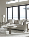 Bernhardt Foundations Cocktail Table In Gray