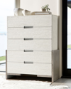 Bernhardt Foundations Tall Chest In Linen