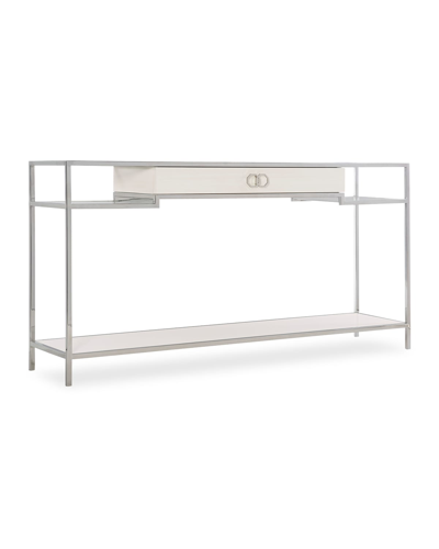 Bernhardt Silhouette Console Table In Eggshell