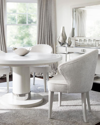 Bernhardt Interiors Silhouette Arm Chair In Eggshell
