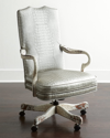 Old Hickory Tannery Sperry Office Chair In Alloy Platinum
