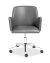 Euro Style Sunny Pro Office Chair In Gray With Chrome