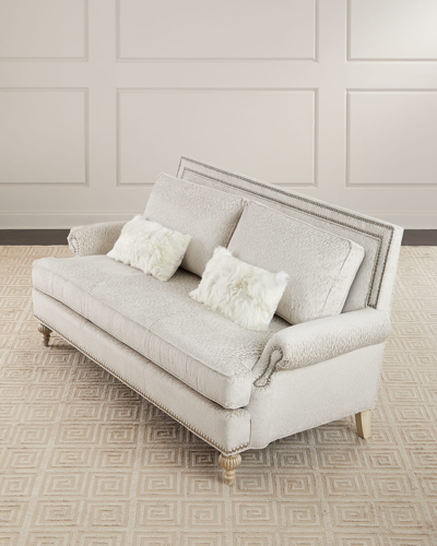 Massoud Teressa Sofa, 84" In Ivory