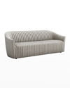 Interlude Home Channel Sofa, 90" In Feather