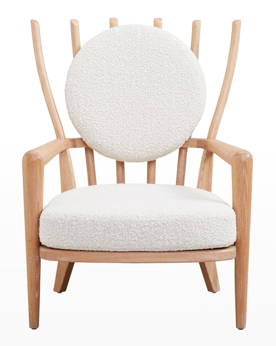 Jonathan Adler Us Voltaire Lounge Chair, Oatmeal In Neutral