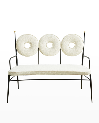 Jonathan Adler Us Rondo Bench In Natural